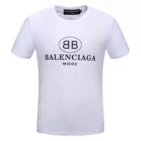 t-shirt balenciaga paris mode bb white